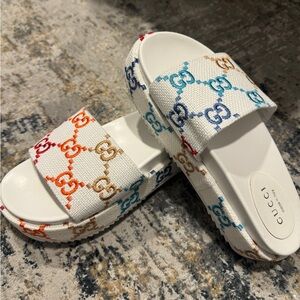 GUCCI platform sandals